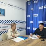 Очередной приём горожан провёл Виктор Репин
