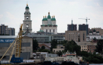 Вид на астраханский кремль