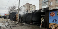 В Астрахани на рынке произошел крупный пожар - Punkt-a.info