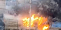 В Астрахани огонь охватил рынок на Тридцатке - Астраханский листок