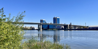 Новый мост, Волга, река, мост - Астраханский листок