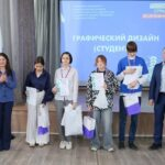 Анастасия Бубнова наградила победителей и участников в номинации «Графический дизайн» регионального этапа чемпионата «Абилимпикс»