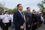 В преддверии Дня Победы в Астрахани возложили цветы у мемориального комплекса «Погибшим в локальных конфликтах»