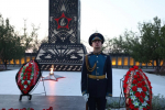 В Астрахани почтили память героев Великой Отечественной войны у обновлённого мемориала