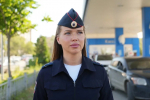 Сотрудники ГИБДД обеспечивают порядок и безопасность на АЗС Астраханской области