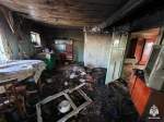 Под Астраханью сгорел жилой дом, пострадали двое человек
