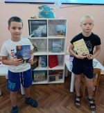 Бумажная флотилия в библиотеке