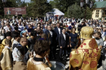 Глава Астраханской области принял участие в праздновании 80-летия явления Христа Спасителя в Элисте