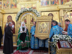 Патриарх Кирилл освятил астраханский храм Пресвятой Богородицы 17 века