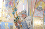 Патриарх Кирилл освятил храм Благовещения Пресвятой Богородицы Благовещенского монастыря в Астрахани