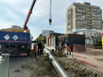 В Советском районе Астрахани продолжаются работы по замене напорного коллектора