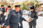 Сегодня в областном МЧС  России состоялся строевой смотр