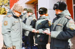 Сегодня в областном МЧС  России состоялся строевой смотр