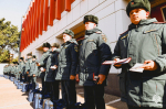 Сегодня в областном МЧС  России состоялся строевой смотр