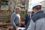 Губернатор Астраханской области проверил ход ремонта теплосетей перед началом отопительного сезона