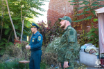 Огнеборцы 1 ПСЧ провели профилактический рейд в жилом секторе