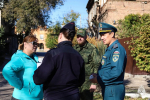 Огнеборцы 1 ПСЧ провели профилактический рейд в жилом секторе
